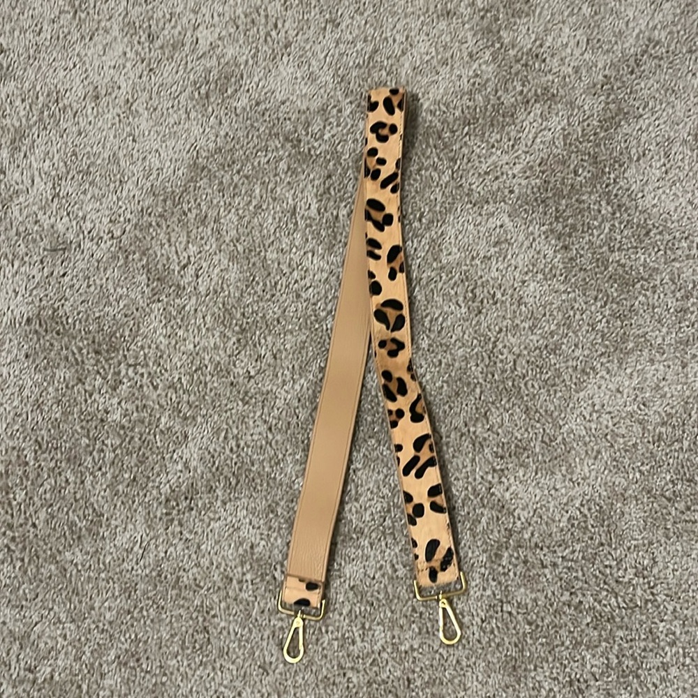 Leopard Print Bag Strap